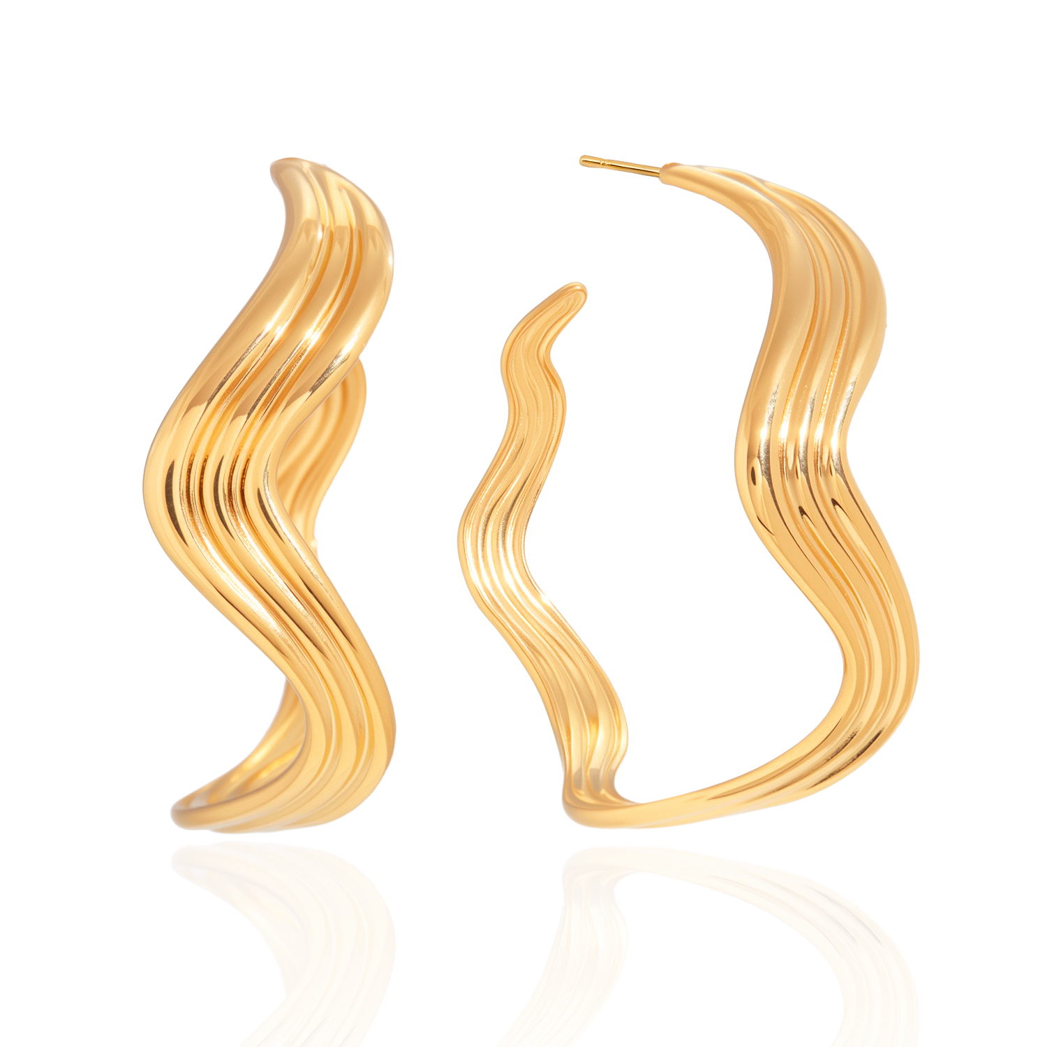 Céleste Earrings Berenzia 18K Gold - 5