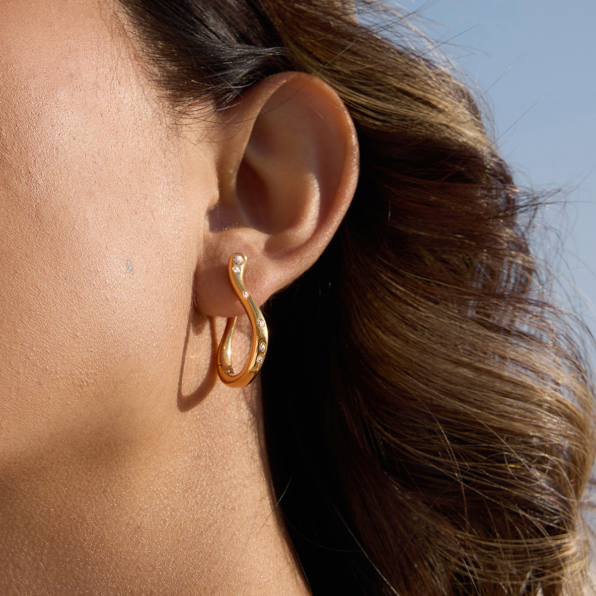 Céleste Earrings Cybélise 18K Gold - 7