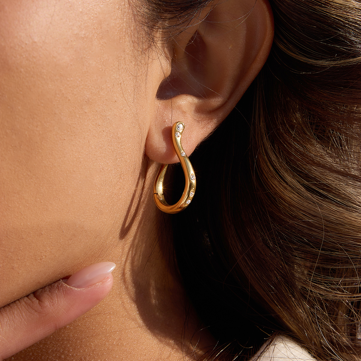 Céleste Earrings Cybélise 18K Gold - 8