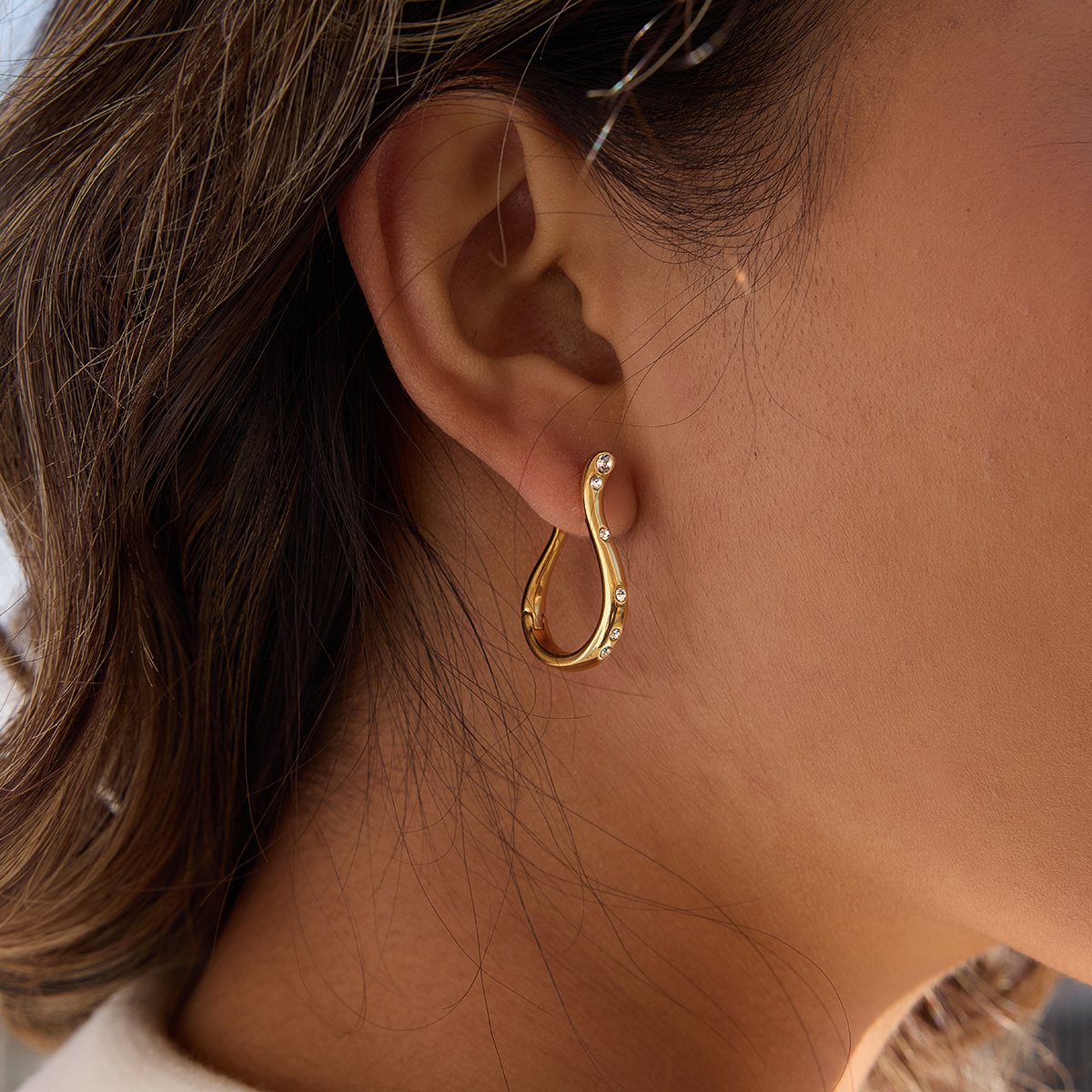 Céleste Earrings Cybélise 18K Gold - 10