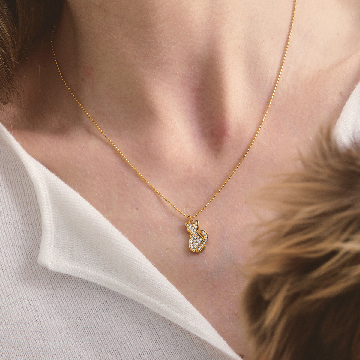 Céleste Necklace Dalinéa 18K Gold - 3