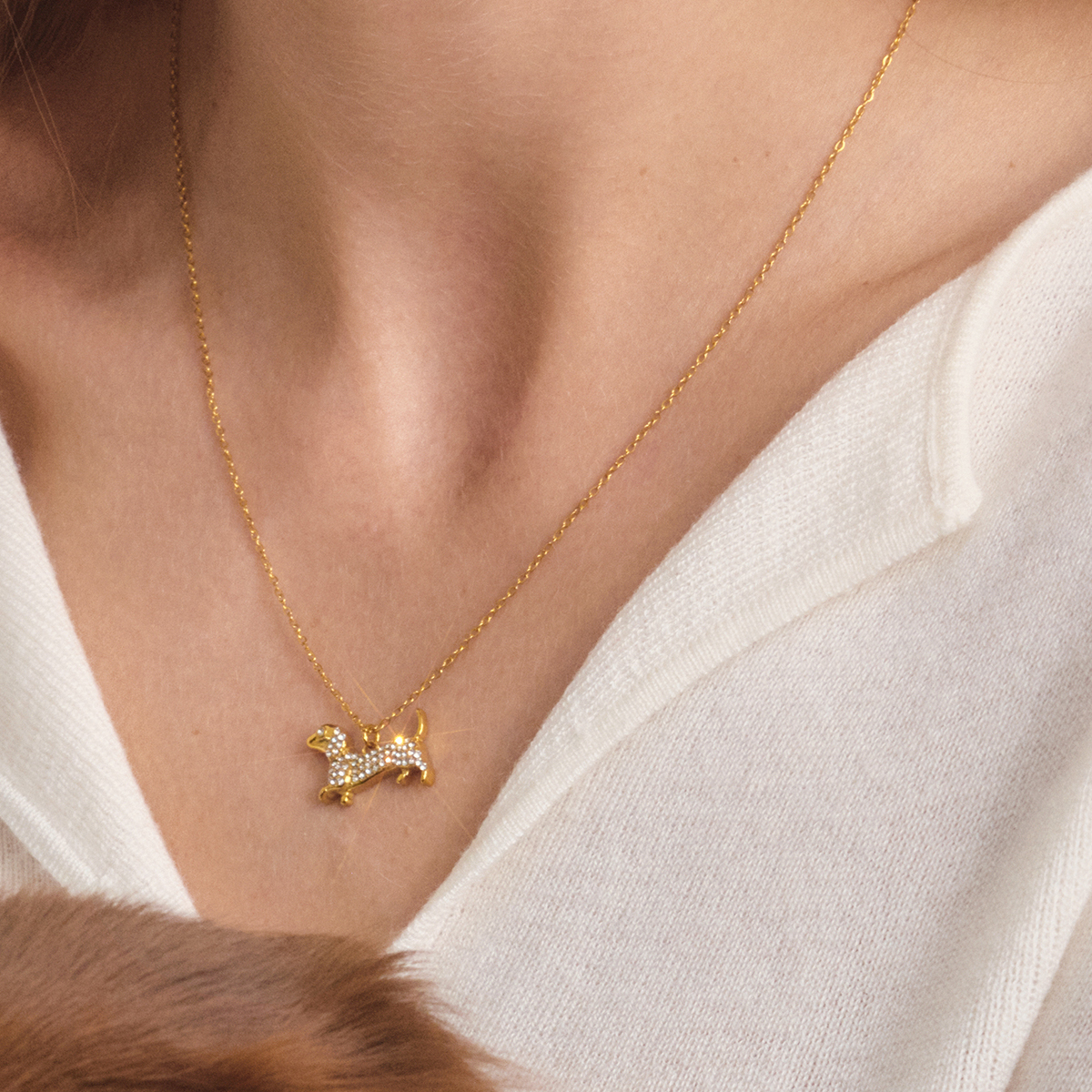 Céleste Necklace Elianthe 18K Gold - 6
