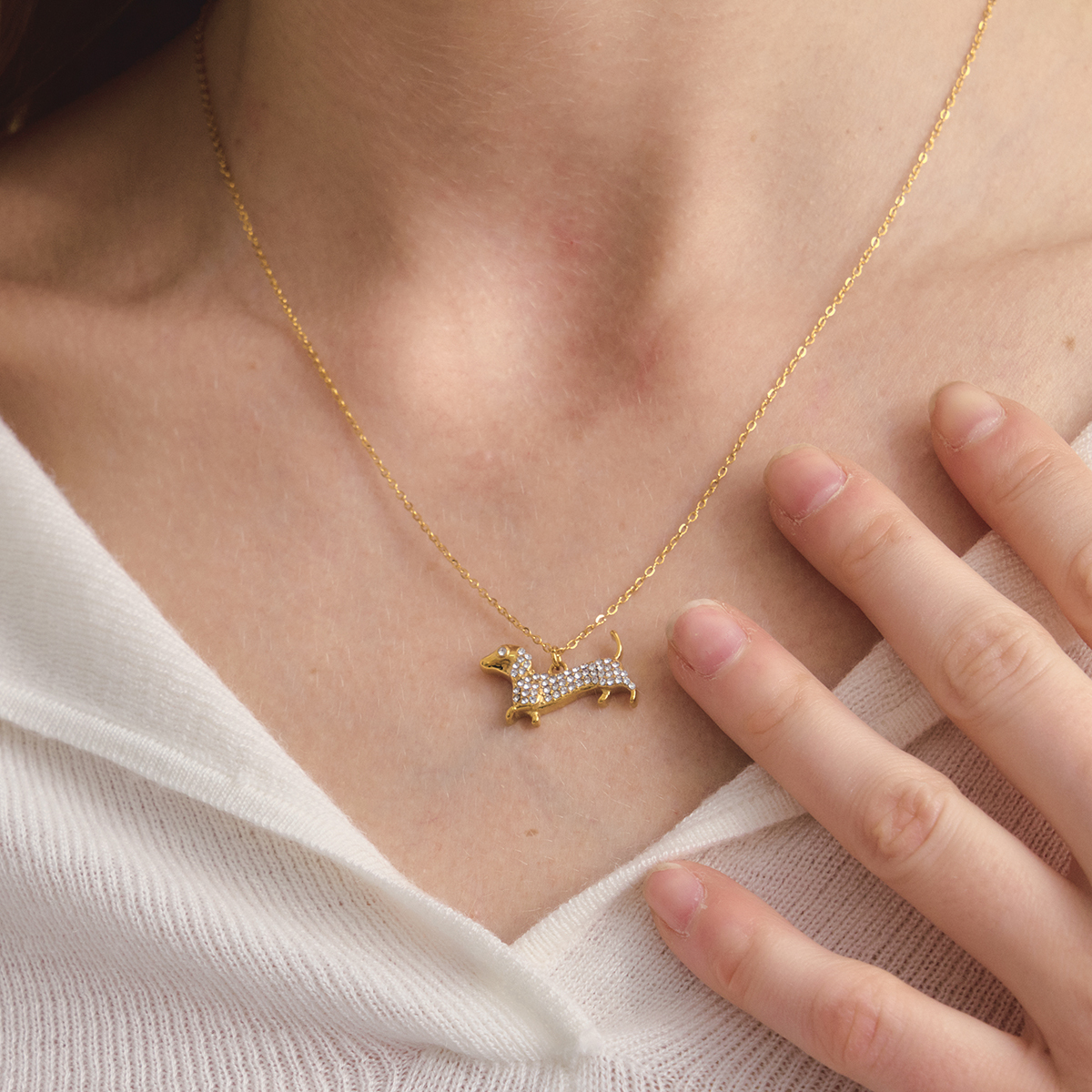 Céleste Necklace Elianthe 18K Gold - 3