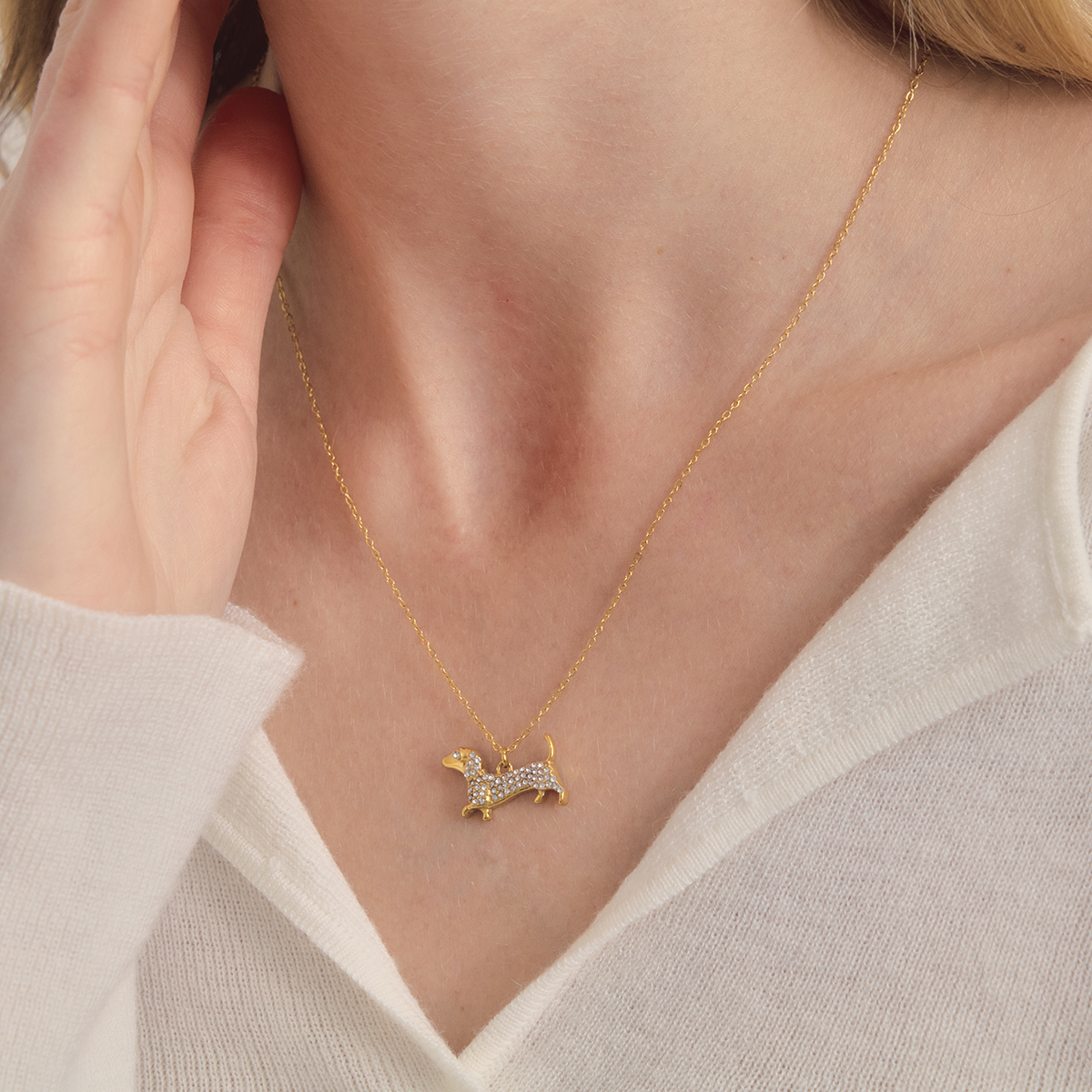 Céleste Necklace Elianthe 18K Gold - 4