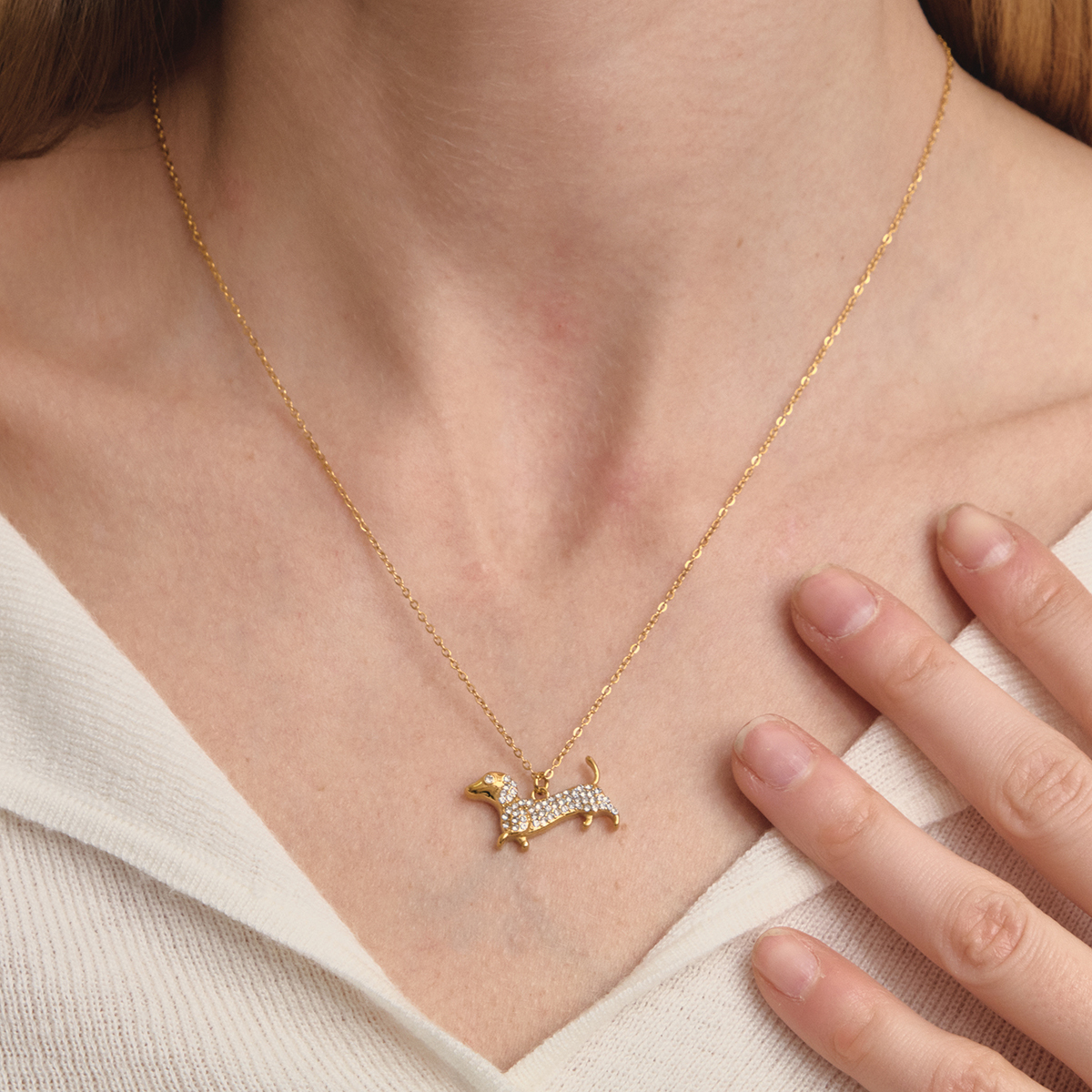 Céleste Necklace Elianthe 18K Gold - 8