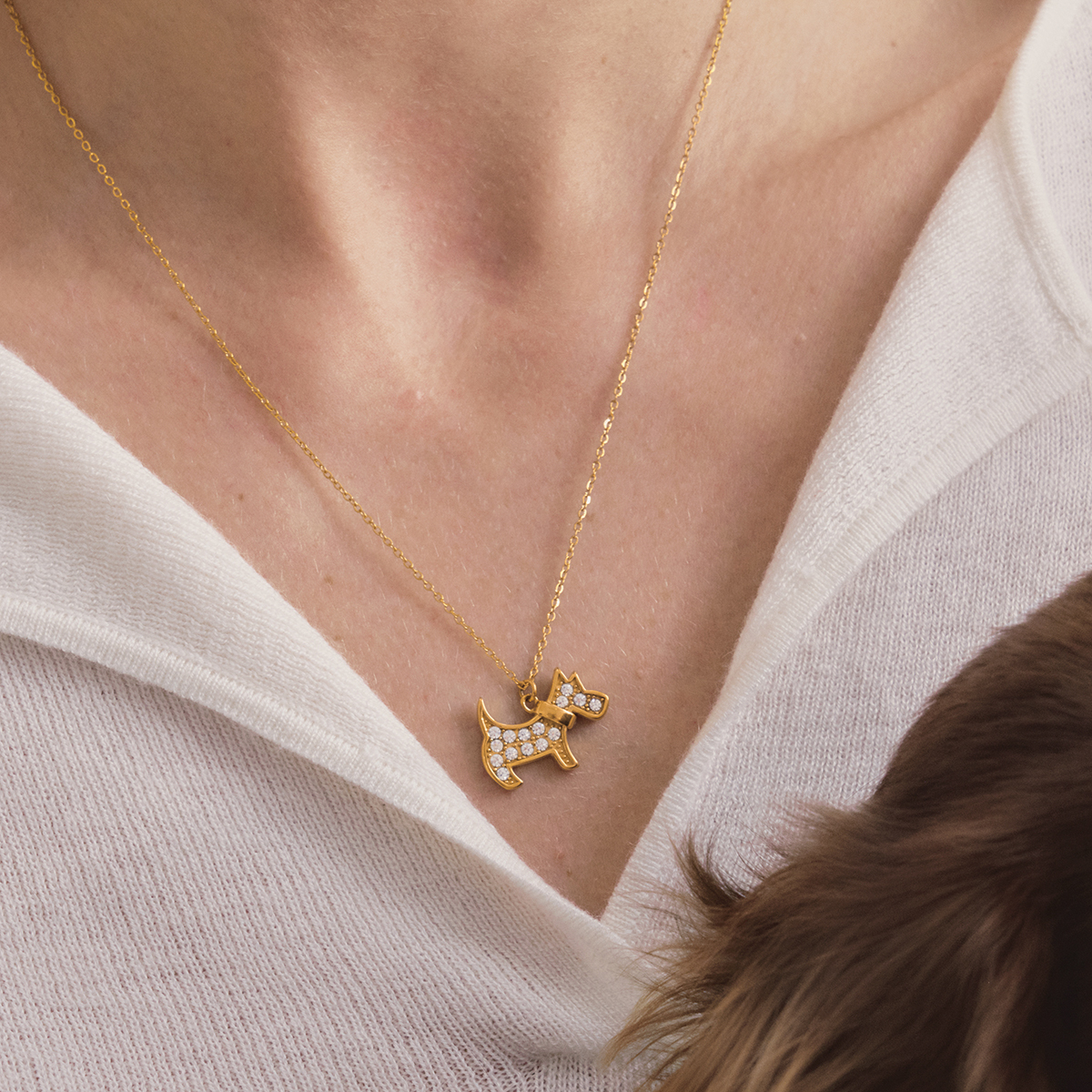 Céleste Necklace Fiorenza-Rose 18K Gold - 6