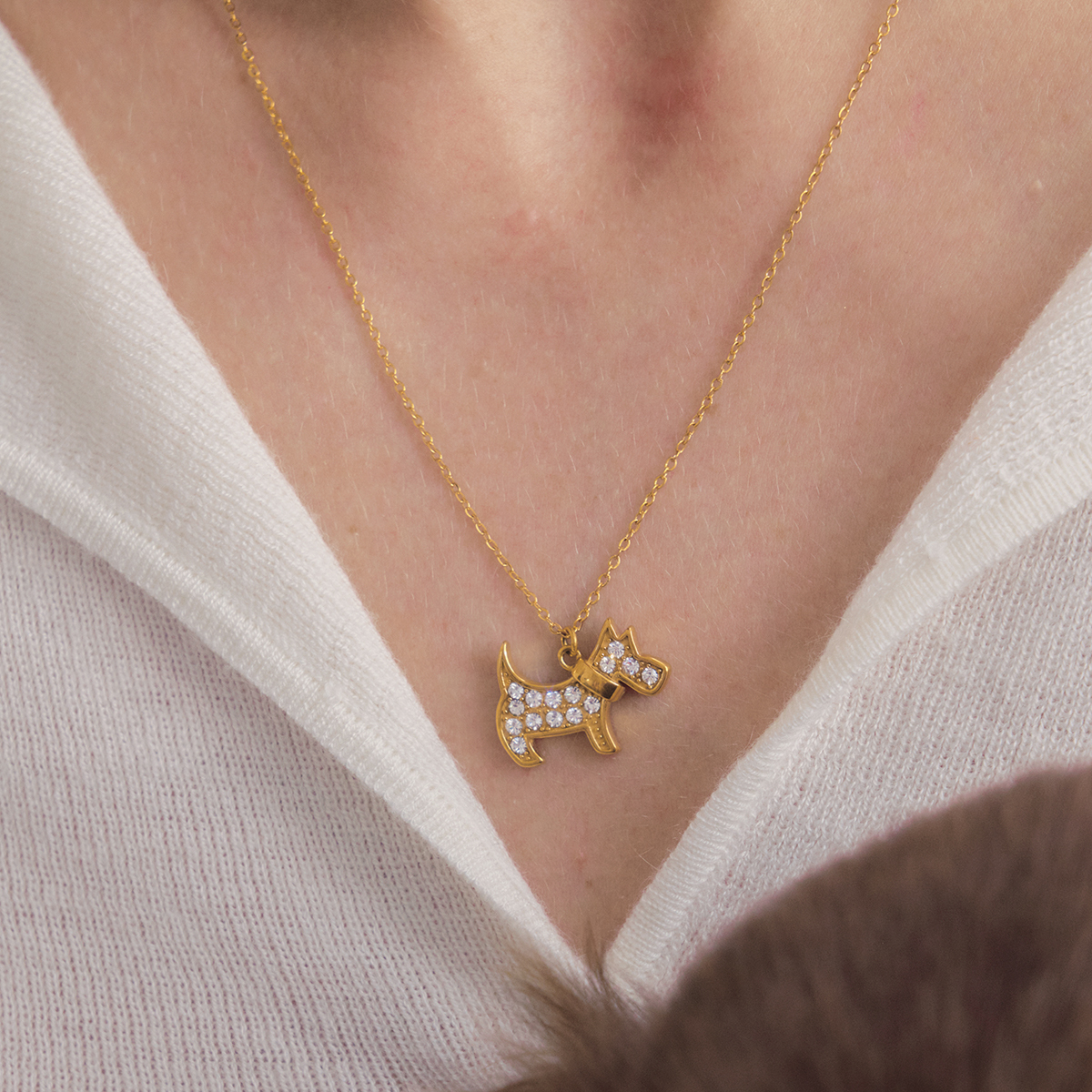 Céleste Necklace Fiorenza-Rose 18K Gold - 5