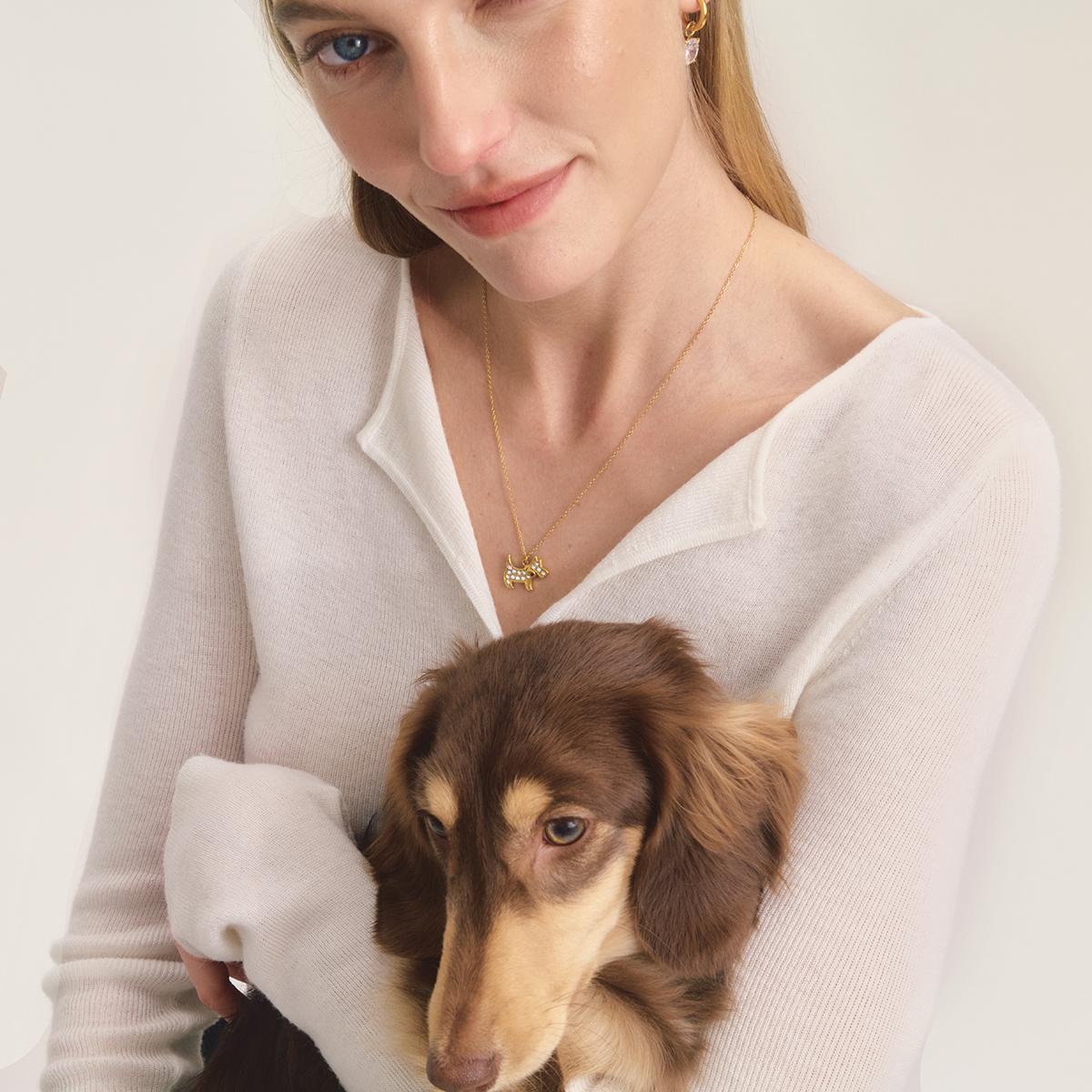 Céleste Necklace Fiorenza-Rose 18K Gold - 4