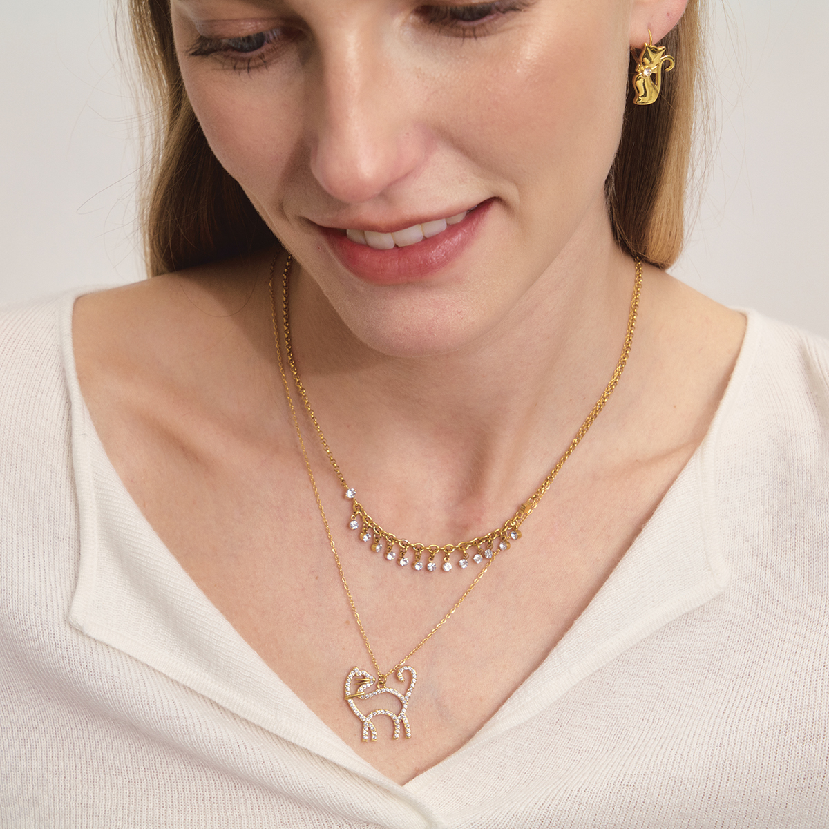 Céleste Necklace Guilhermina 18K Gold - 6
