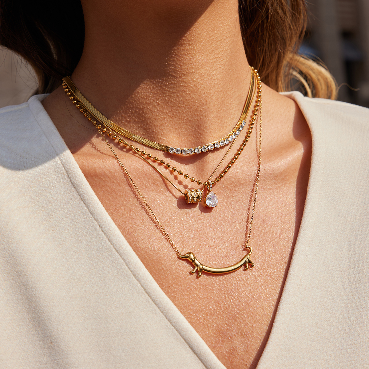 Céleste Necklace Ilyssia 18K Gold - 5