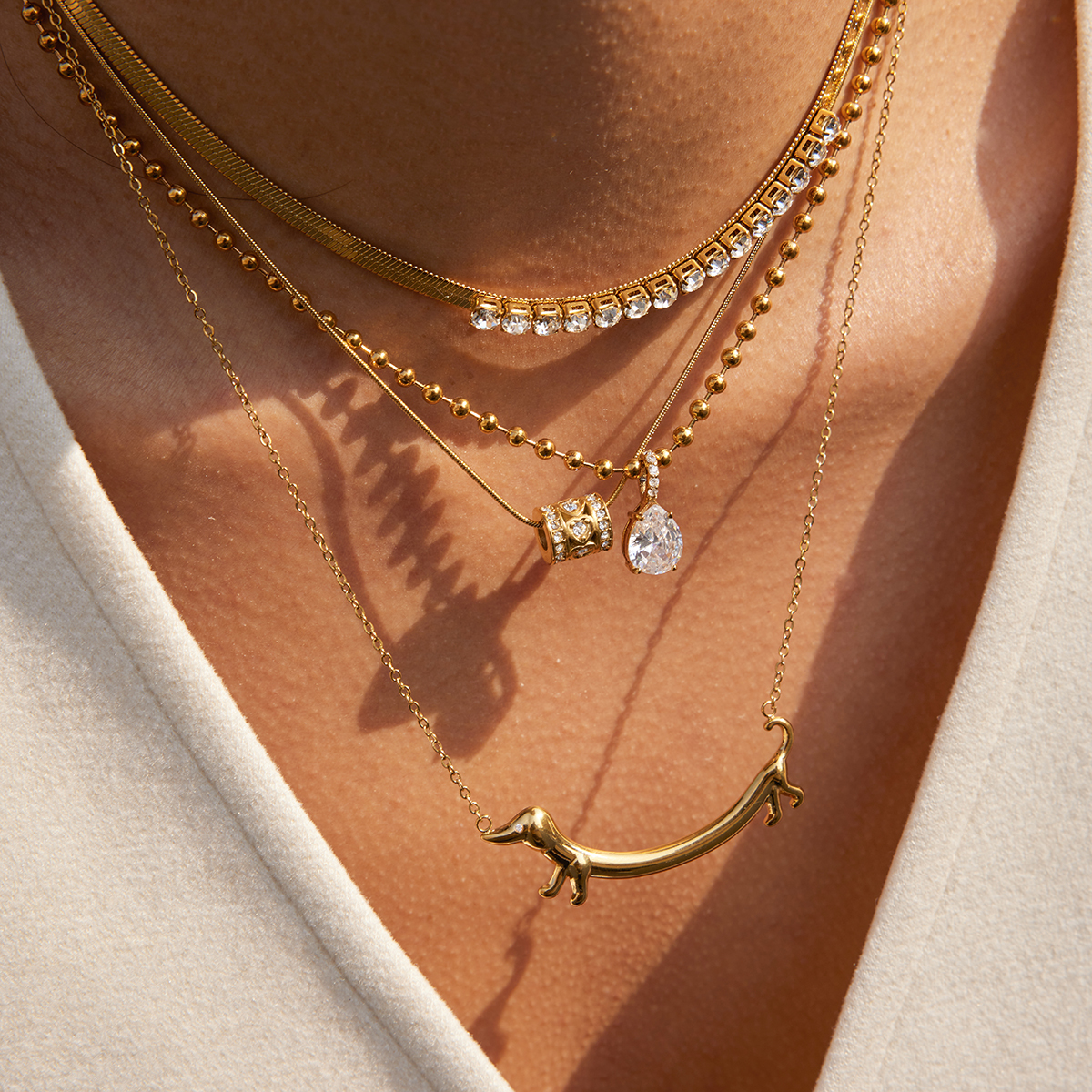 Céleste Necklace Ilyssia 18K Gold - 4