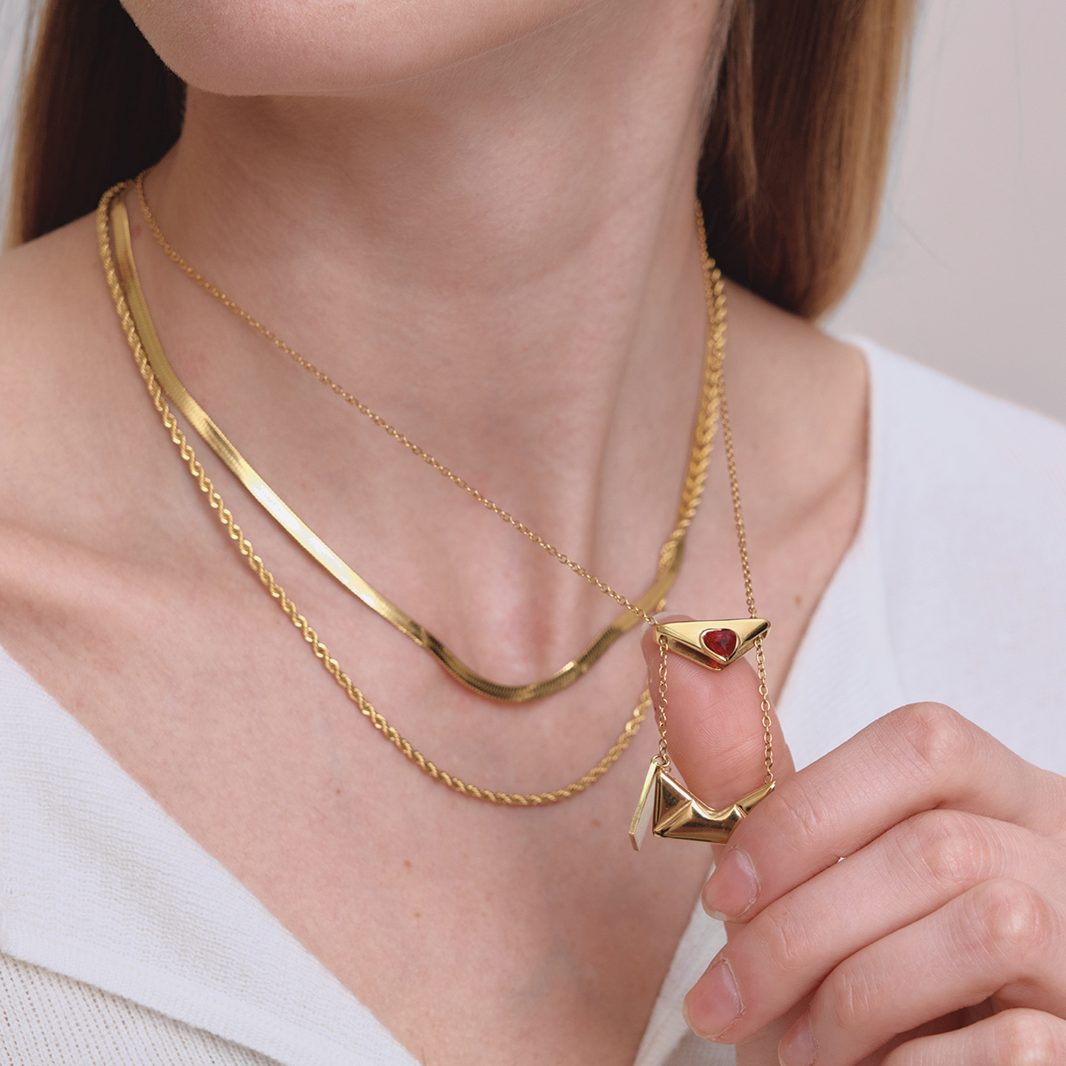 Céleste Necklace Joveline 18K Gold - 13