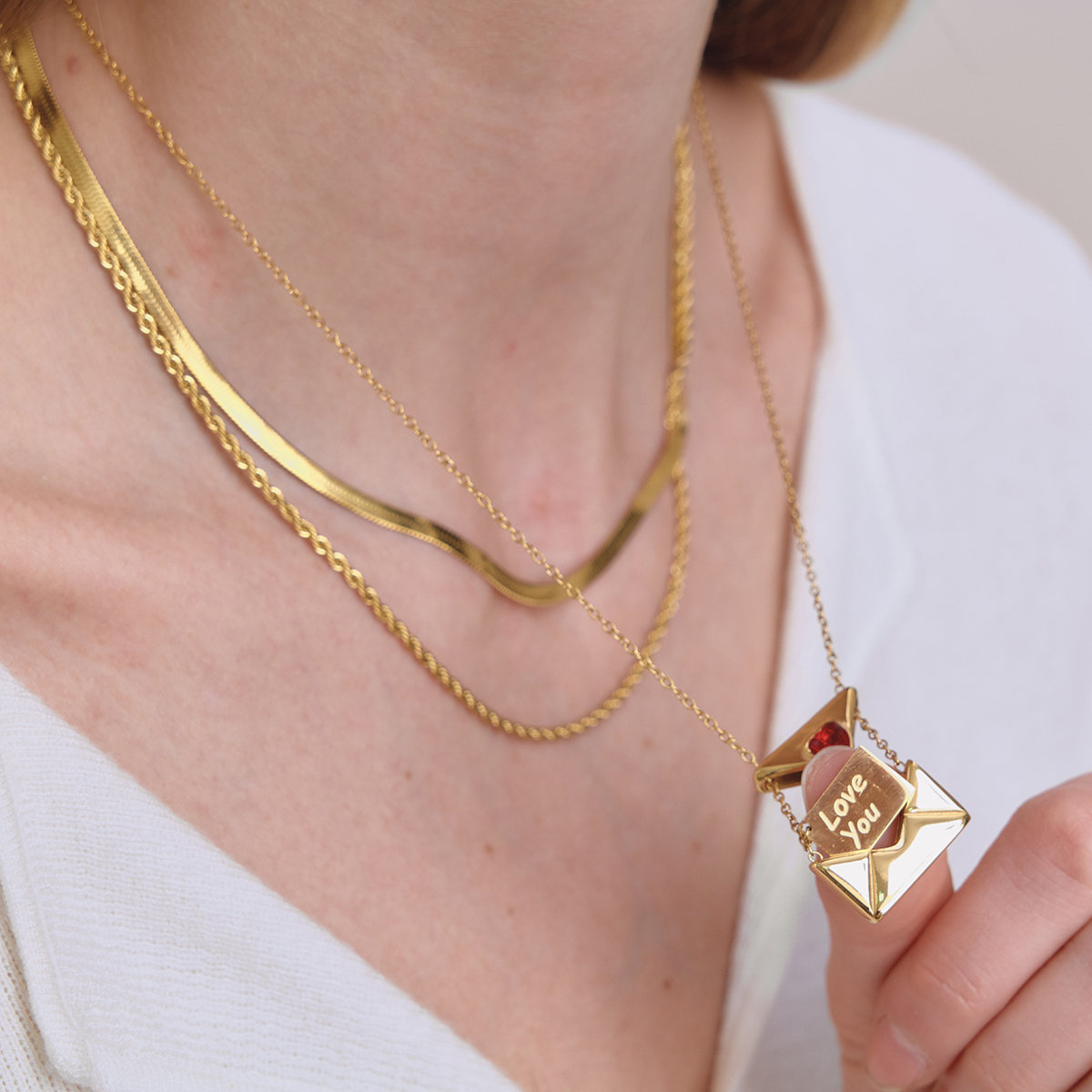 Céleste Necklace Joveline 18K Gold - 16