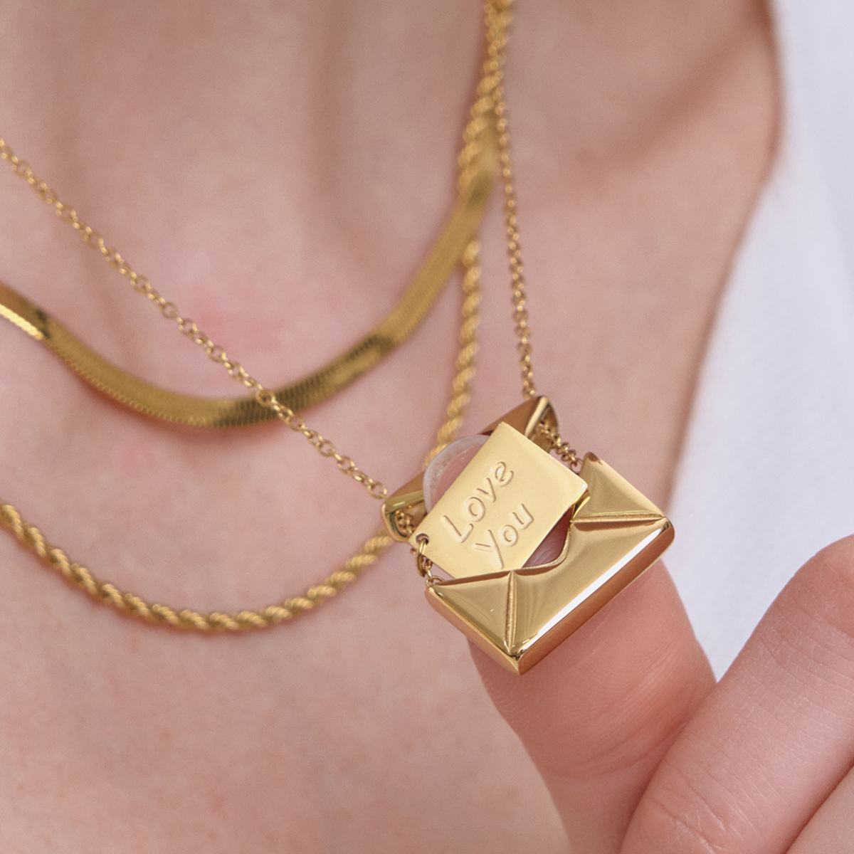 Céleste Necklace Joveline 18K Gold - 15