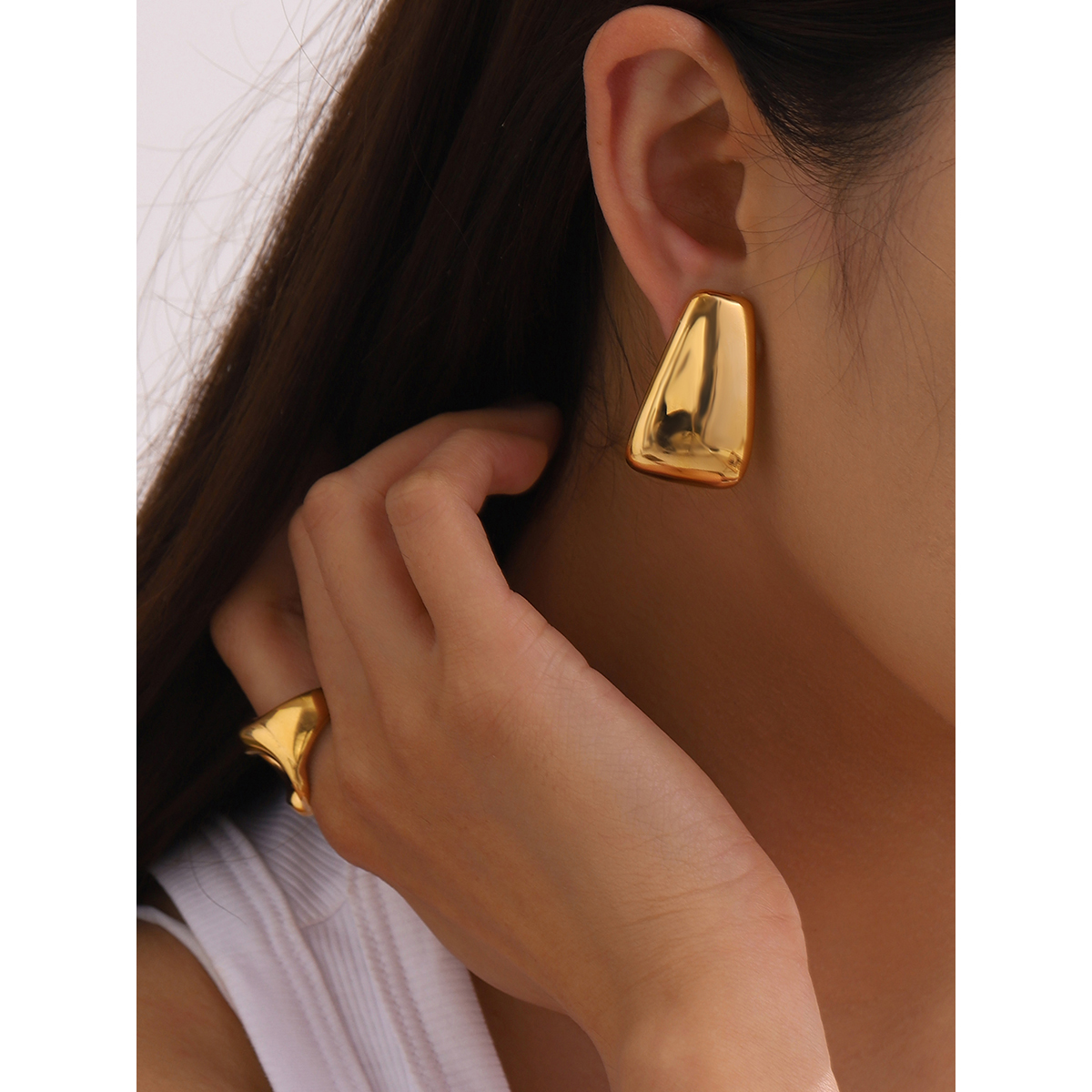 Céleste Earrings Nacarine 18K Gold - 8