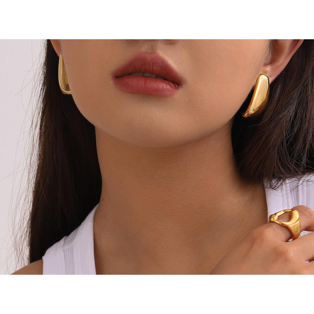 Céleste Earrings Nacarine 18K Gold - 10