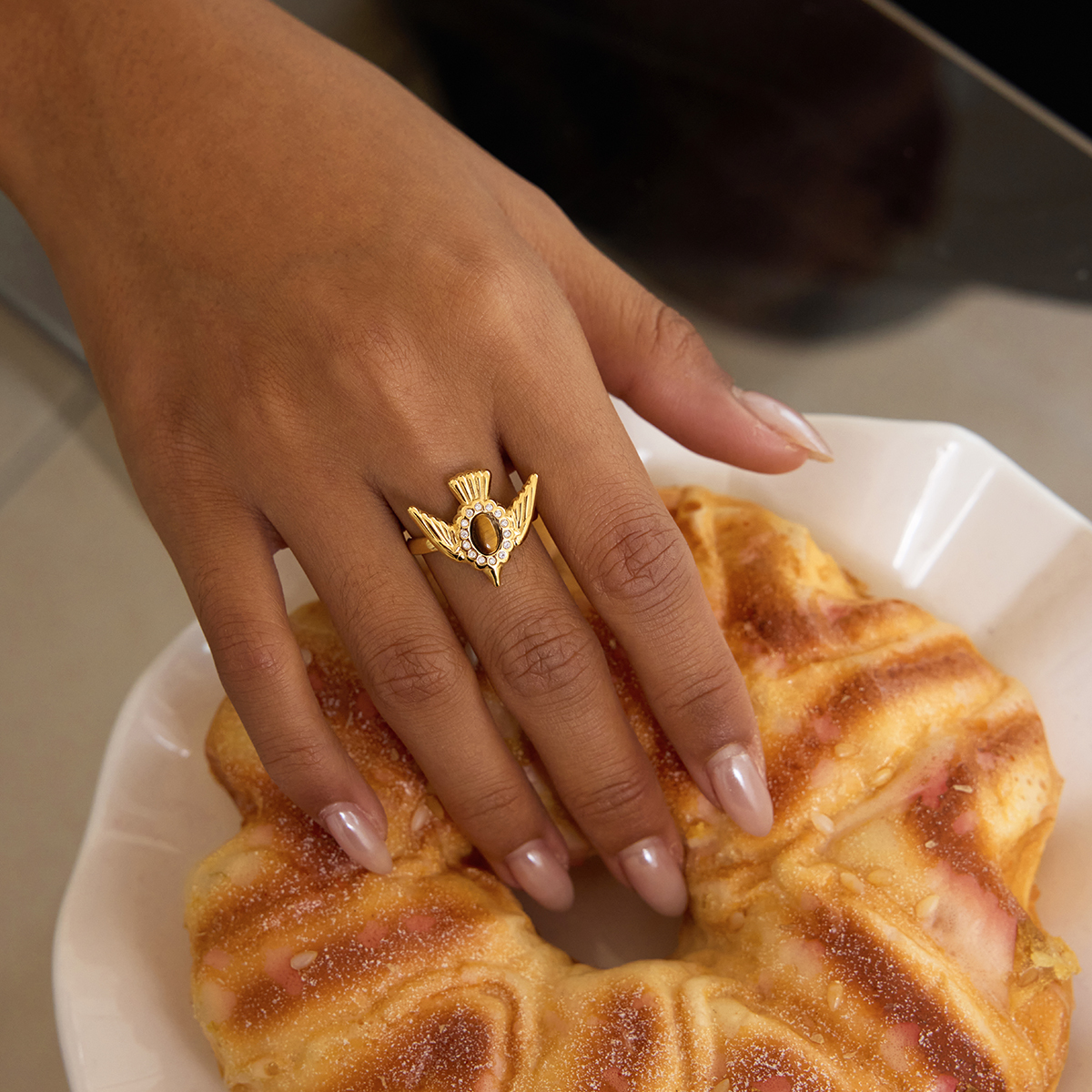 Céleste Ring Oréliane-Rose 18K Gold - 8