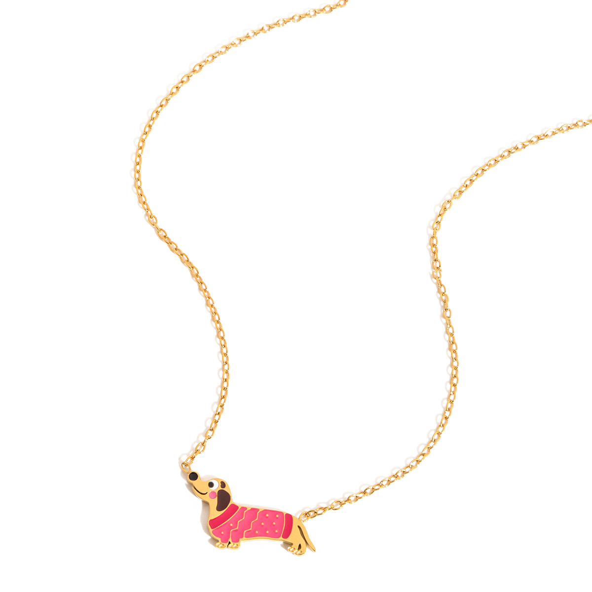 Céleste Necklace Palomine 18K Gold - 7