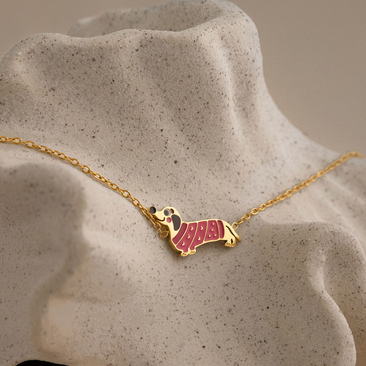 Céleste Necklace Palomine 18K Gold - 4