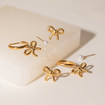 Céleste Earrings Aubinelle 18K Gold