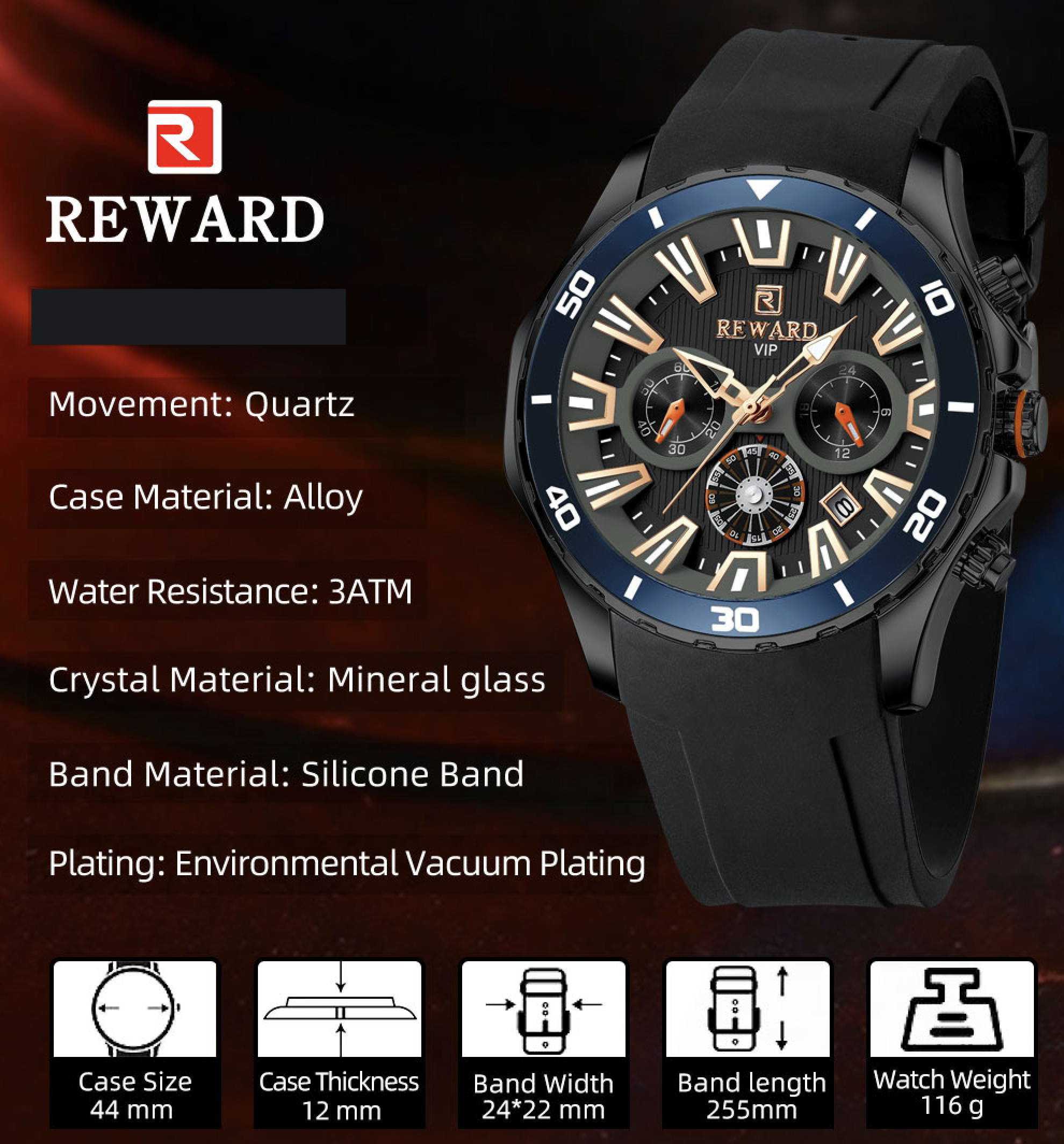 Reward Outrider Black - 8