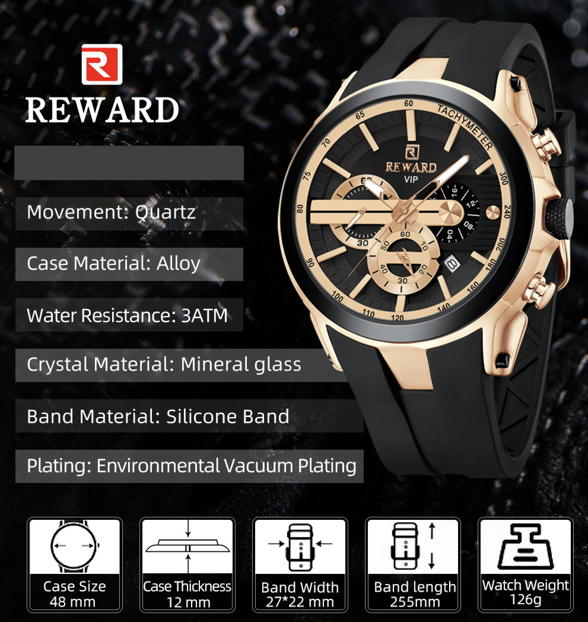 Reward Echelon Orange Black - 8