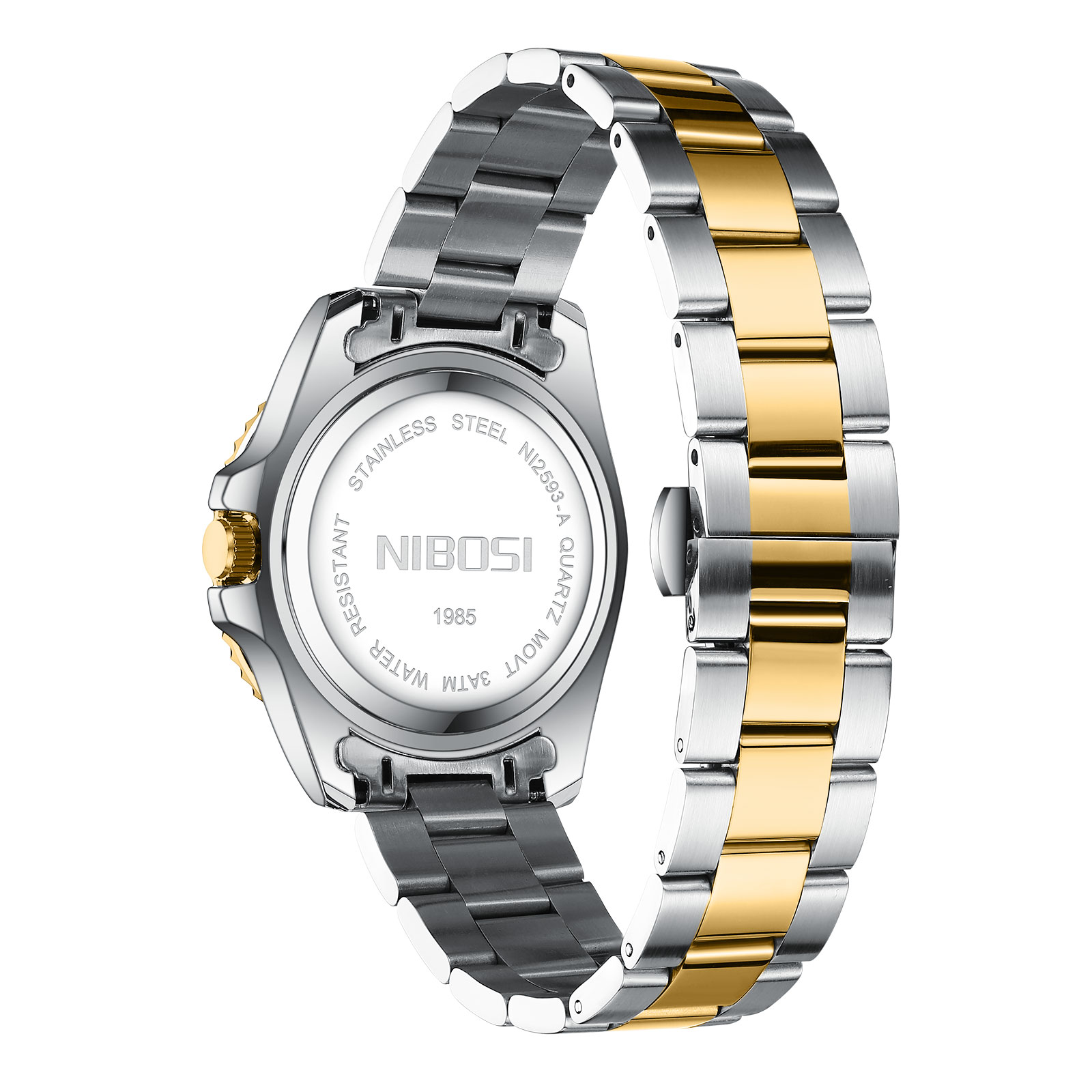 Nibosi OceanMaster Steel Gold Black - 5