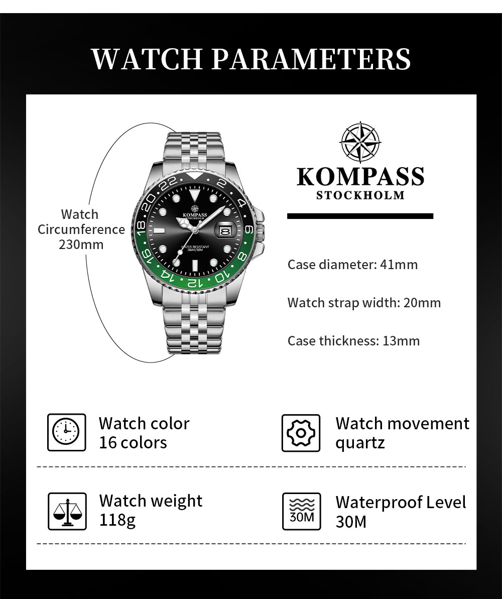 Kompass Monarch Black Gold - 9