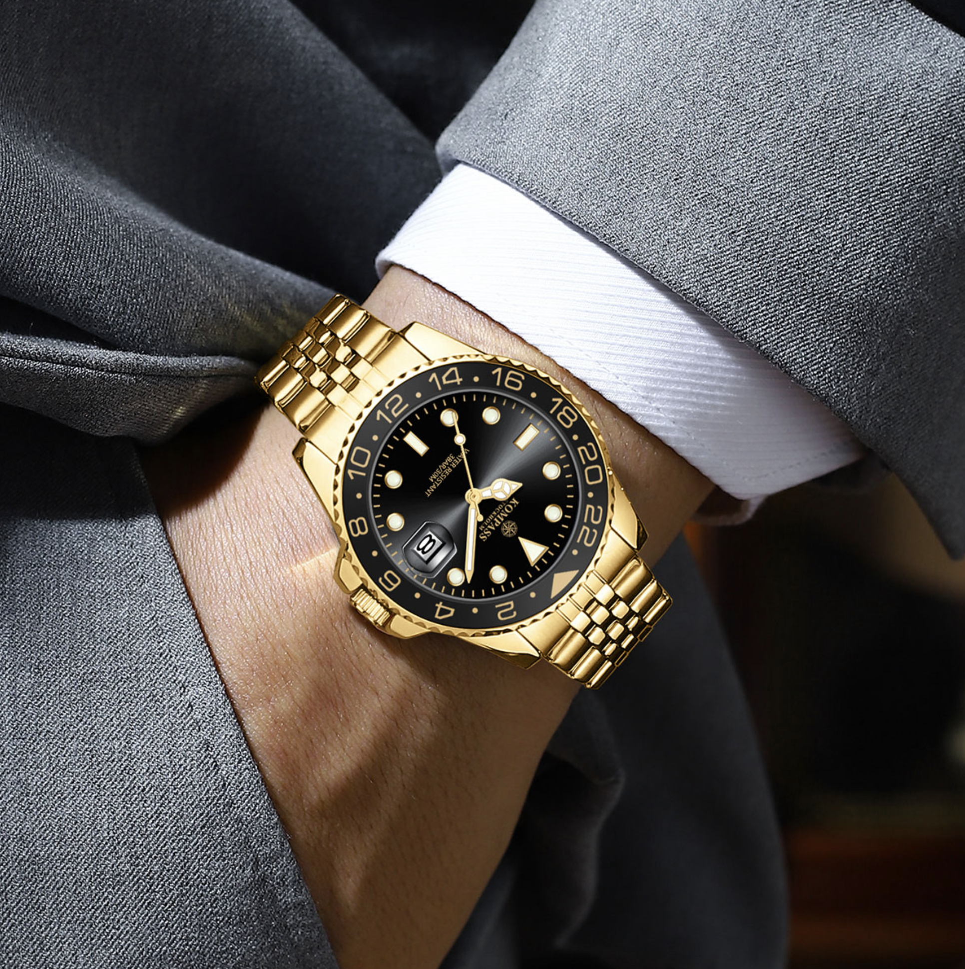 Kompass Monarch Gold Black - 6