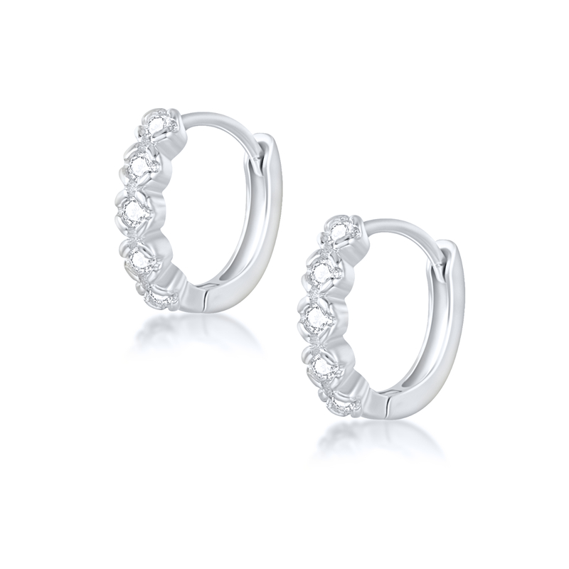 Canard Jewelry S925 Earrings Mia Platinum