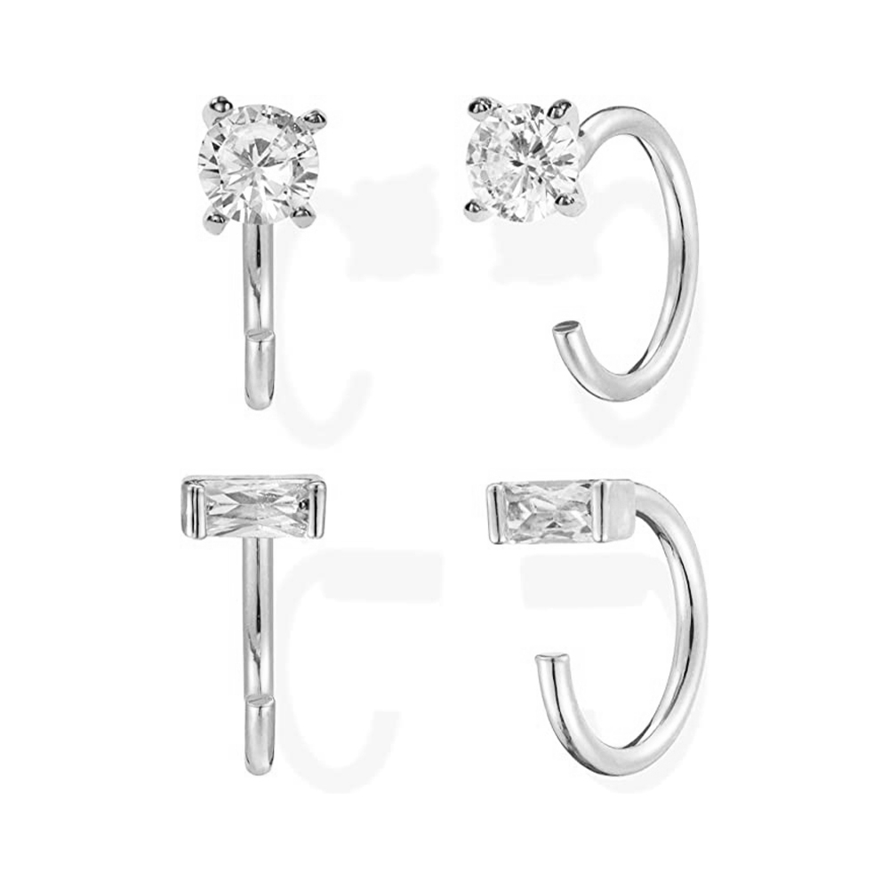 Canard Jewelry S925 Earrings Autumn Platinum