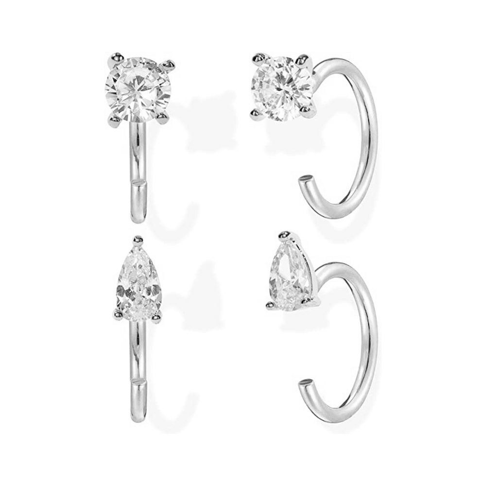 Canard Jewelry S925 Earrings Jocelyn Platinum