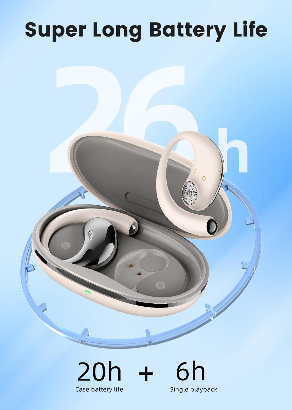 Philippe Palmer EarBuds Pulse Cloud White - 3