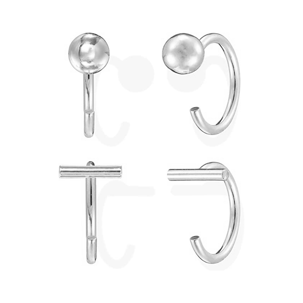 Canard Jewelry S925 Earrings Sadie Platinum