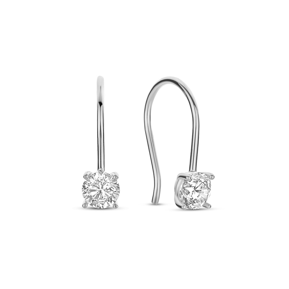 Canard Jewelry S925 Earrings Beatrice Platinum