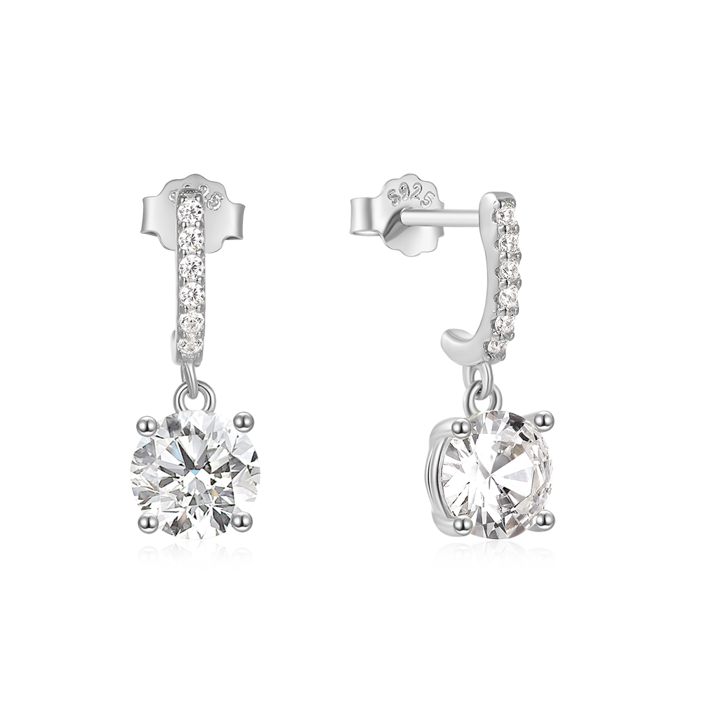 Canard Jewelry S925 Earrings Kendra Platinum