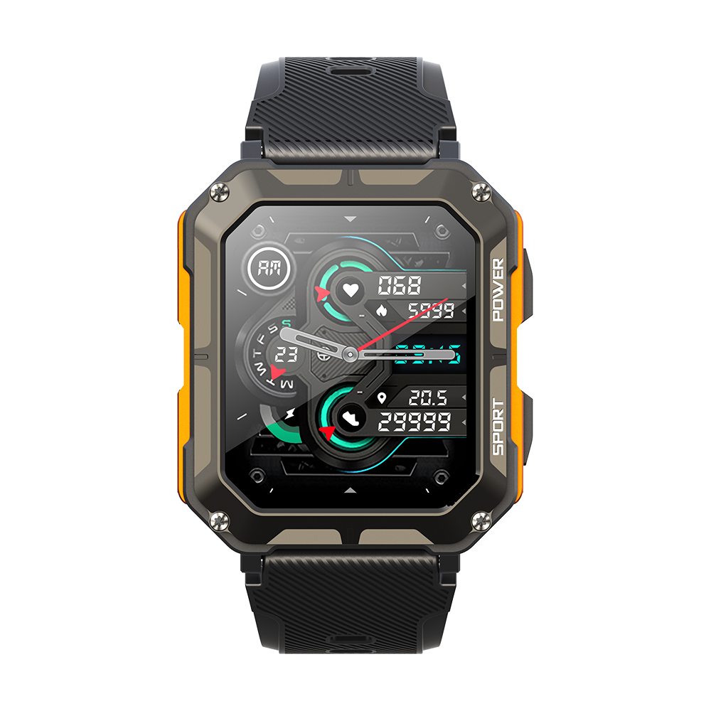 Philippe Palmer Smart Watch LP67 Black Orange - 5