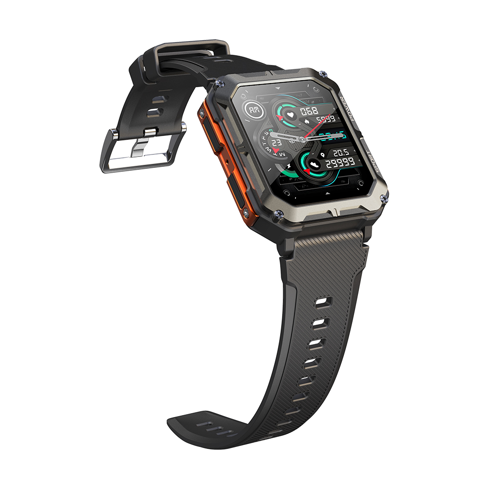 Philippe Palmer Smart Watch LP67 Black Orange - 13