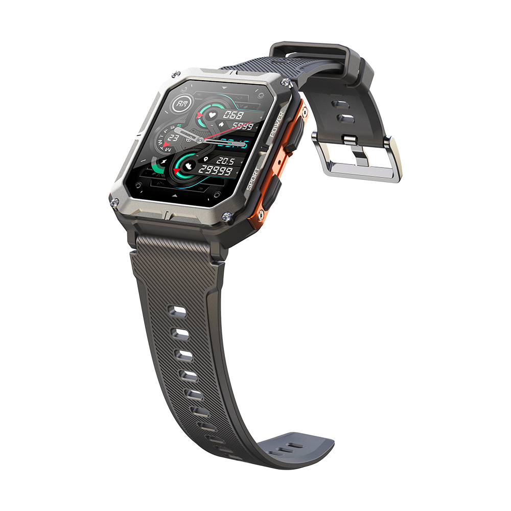 Philippe Palmer Smart Watch LP67 Black Orange - 12