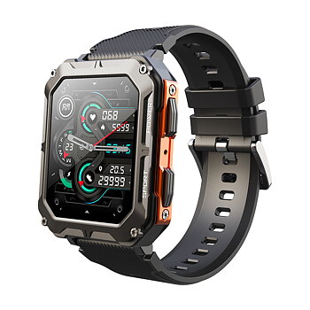 Philippe Palmer Smart Watch LP67 Black Orange