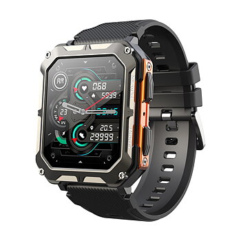 Philippe Palmer Smart Watch LP67 Black Orange