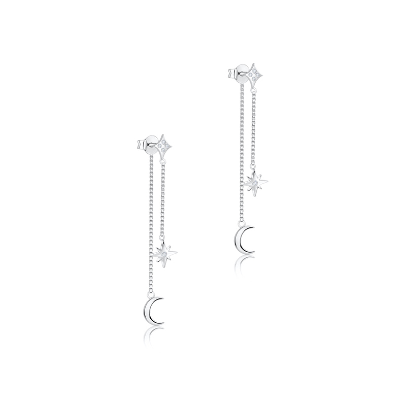 Canard Jewelry S925 Earrings Wynne Platinum