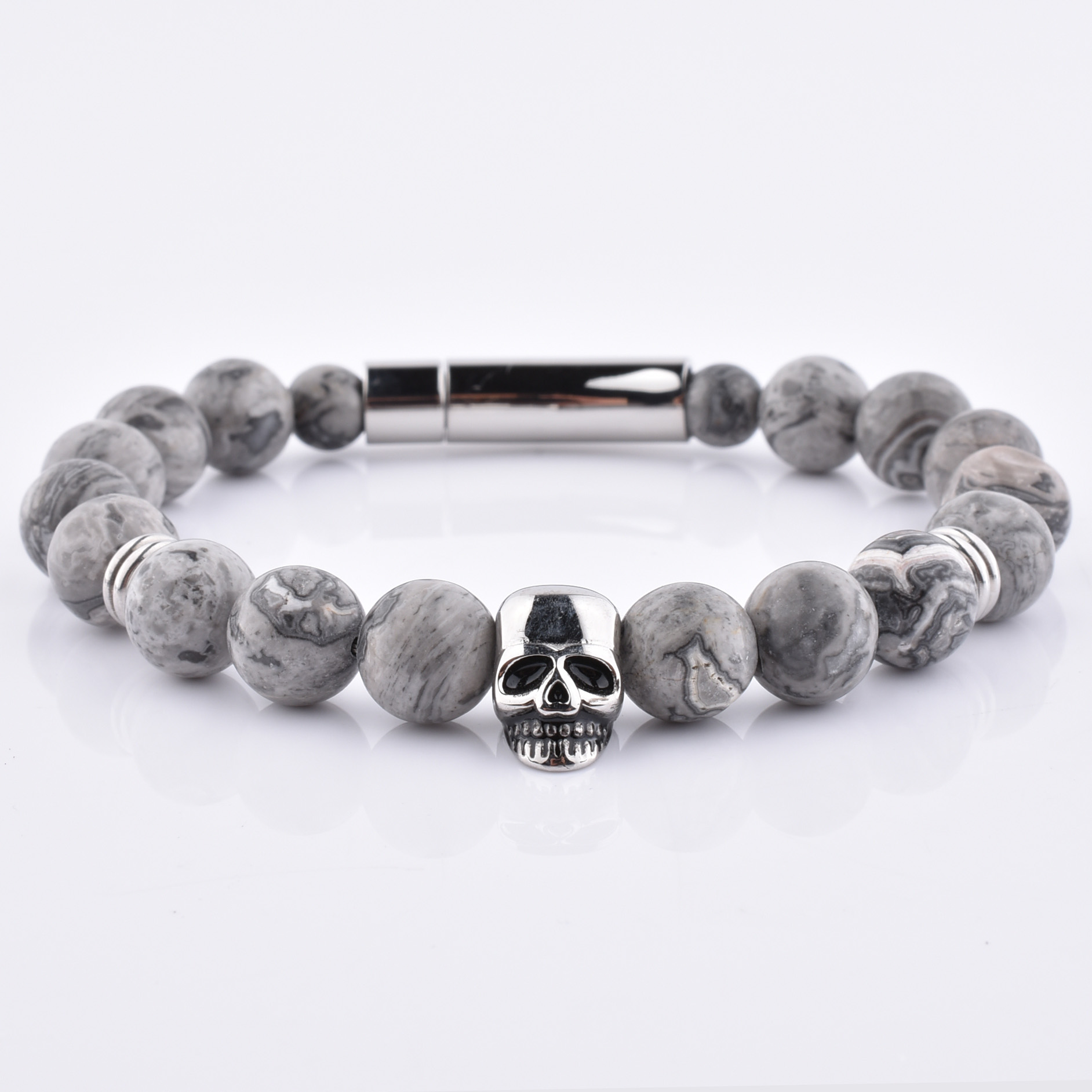 3-pack Bracelets - Silver-colored/black - Men | H&M US