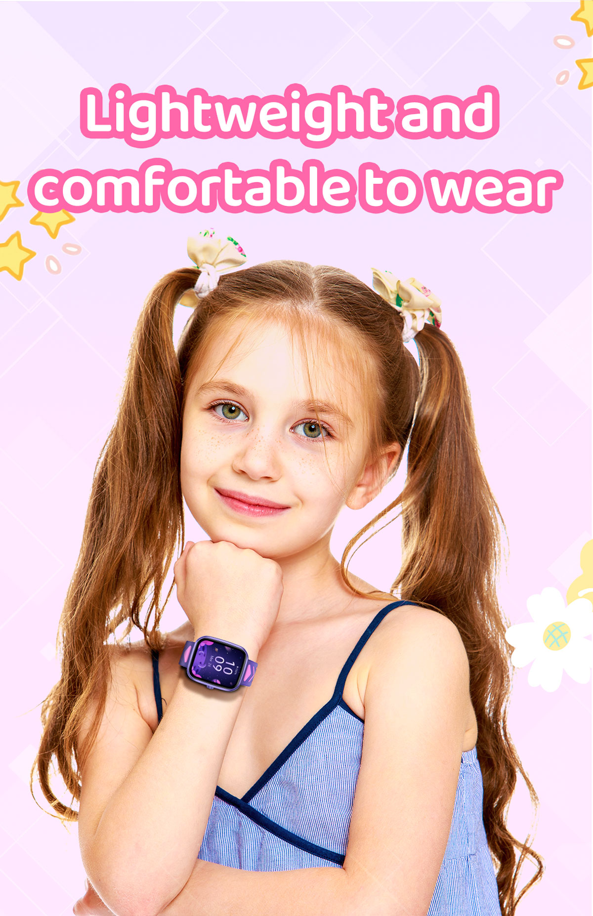 Safebuddy Smart Watch Kids Purple - 7