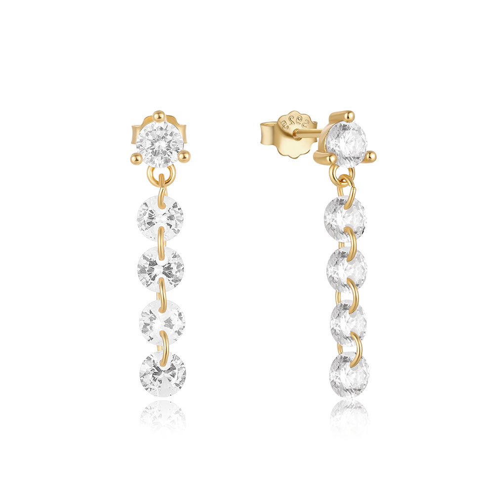 Canard Jewelry S925 Earrings Caroline 18K Gold