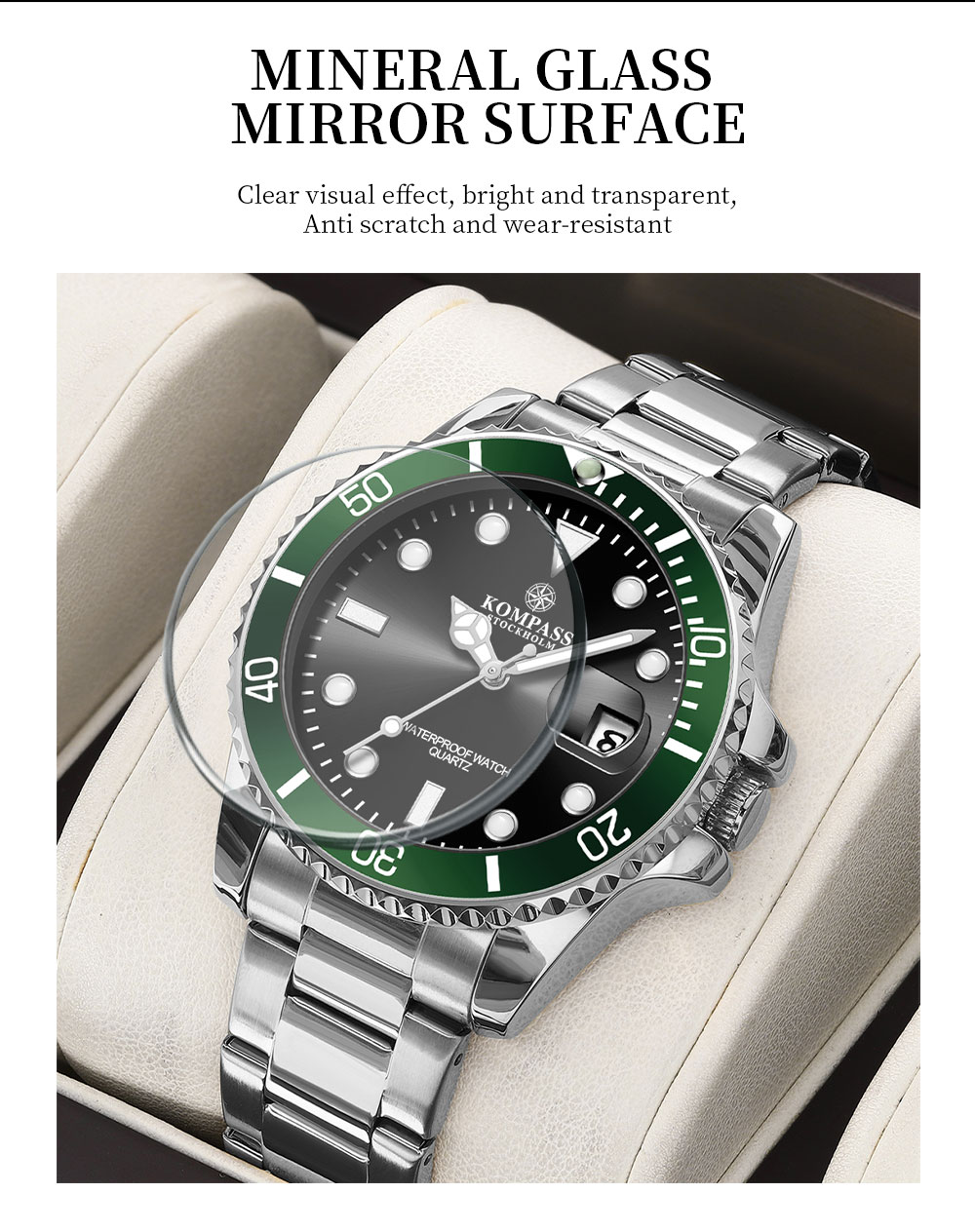 Kompass OceanXplorer Silver Green - 11