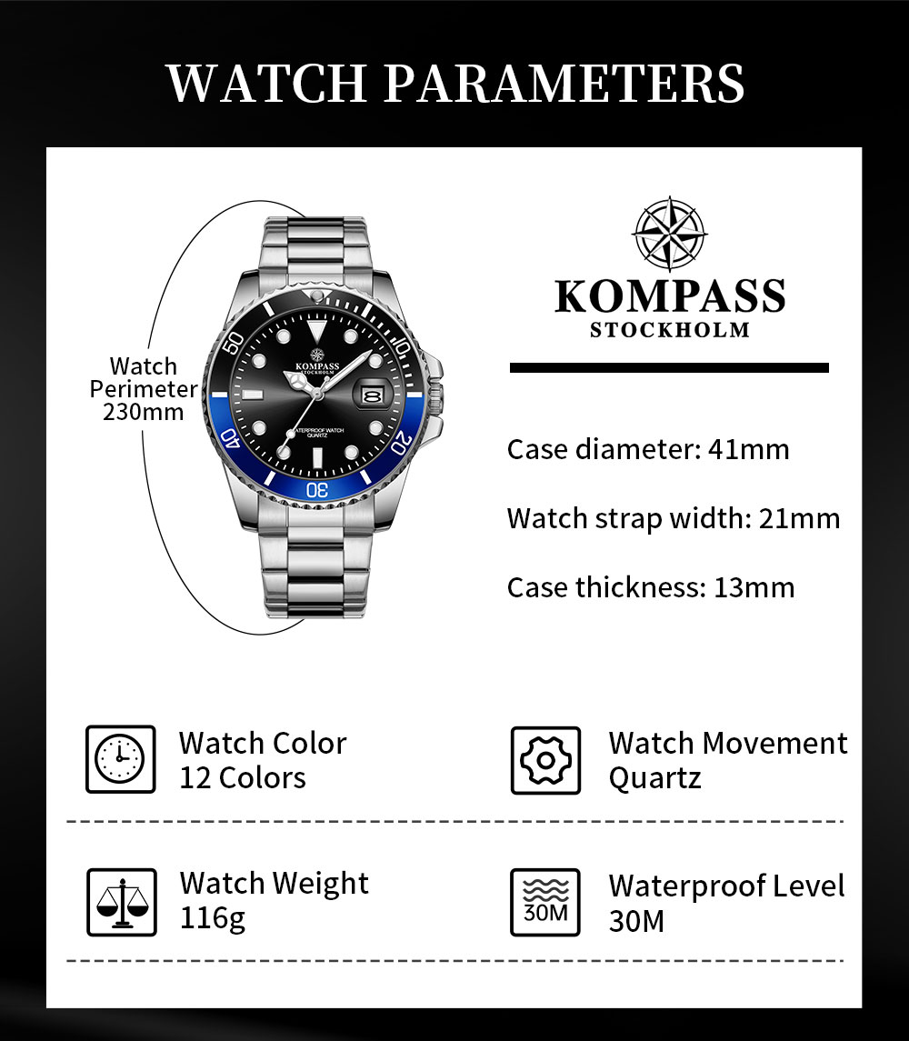 Kompass OceanXplorer Silver Green - 13