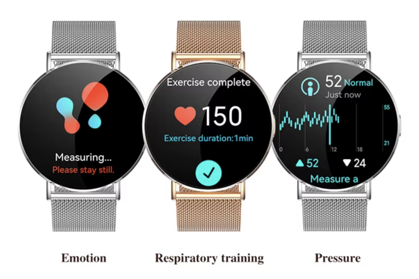 Philippe Palmer Smart Watch LP77 AMOLED Ultra Thin Rose Gold - 11