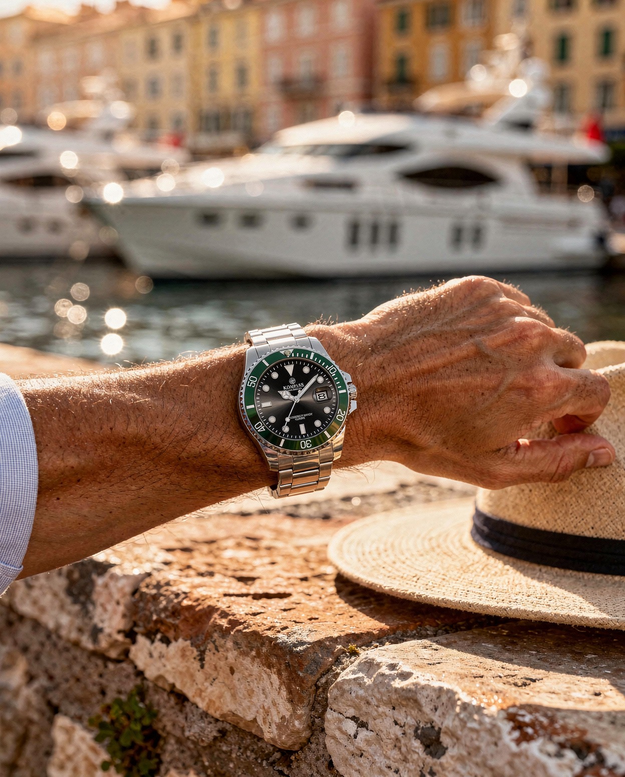 Kompass OceanXplorer Silver Green Black - 14