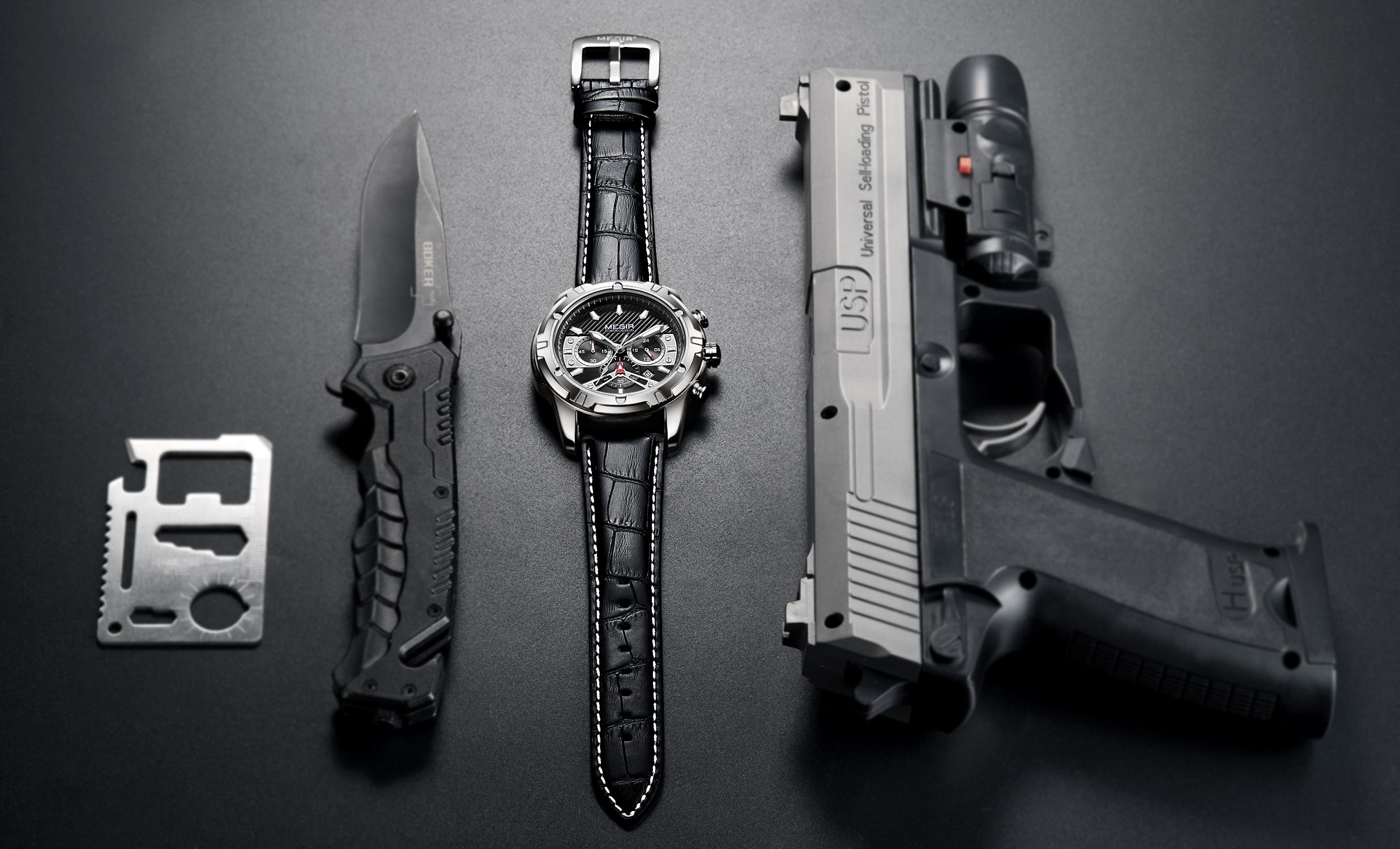 Megir Vengeance Silver Black - 6